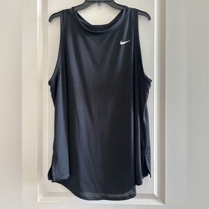 Nike Dri-Fit Tank Top 3X Black Athletic Workout Sleeveless Plus Size